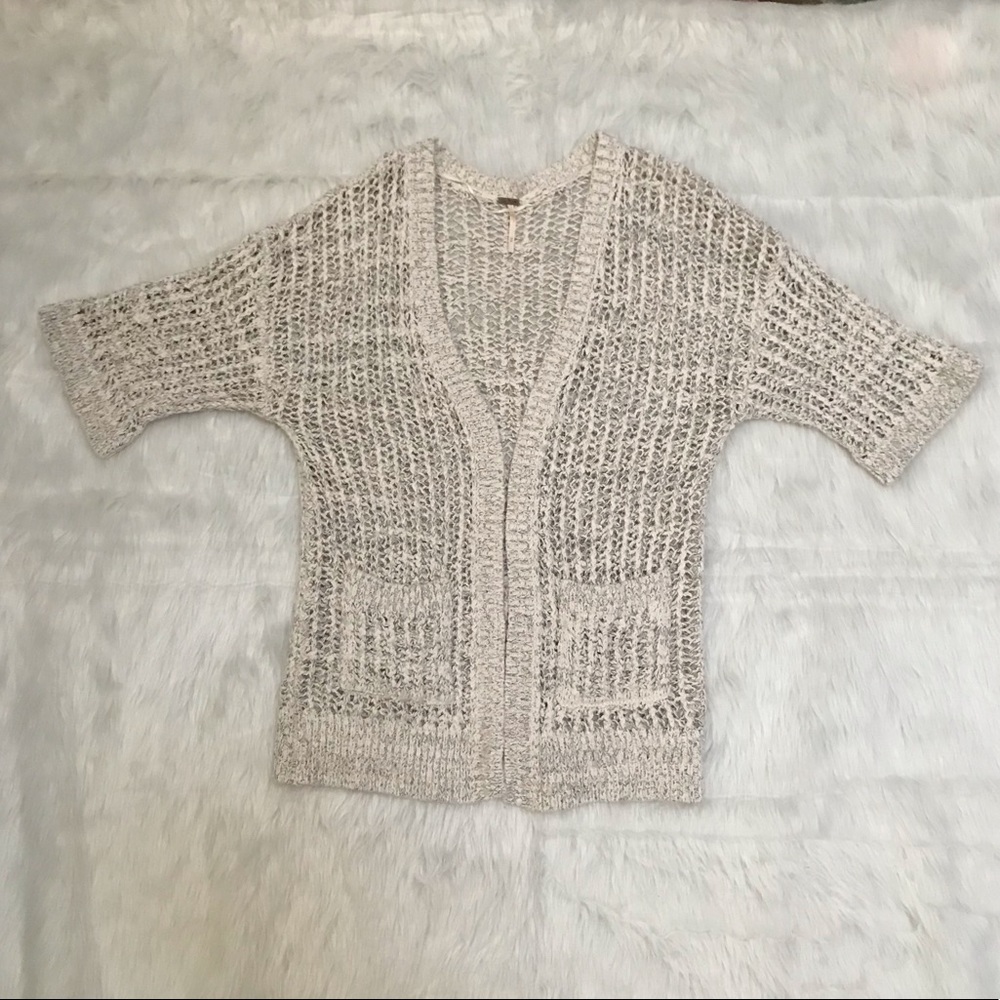 Free People Crocheted Cardigan